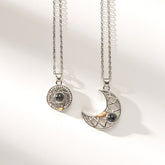 Arzonai Sun Moon Necklace That Says I Love You 100 Languages For Couples